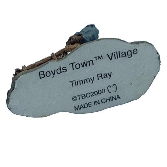Boyds Town Village “Timmy Ray” Figurine - 2000 - TBC Collectible - Picture 5 of 5